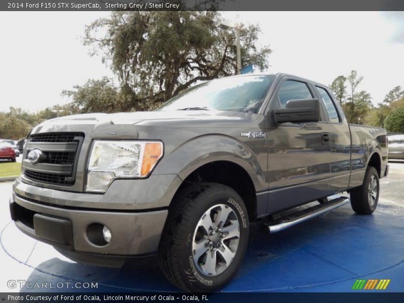 Sterling Grey / Steel Grey 2014 Ford F150 STX SuperCab