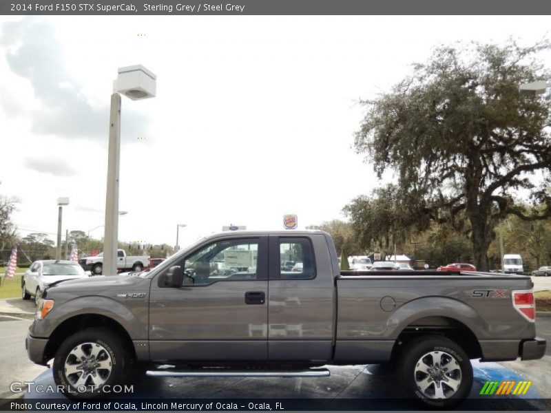 Sterling Grey / Steel Grey 2014 Ford F150 STX SuperCab
