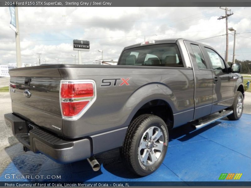 Sterling Grey / Steel Grey 2014 Ford F150 STX SuperCab