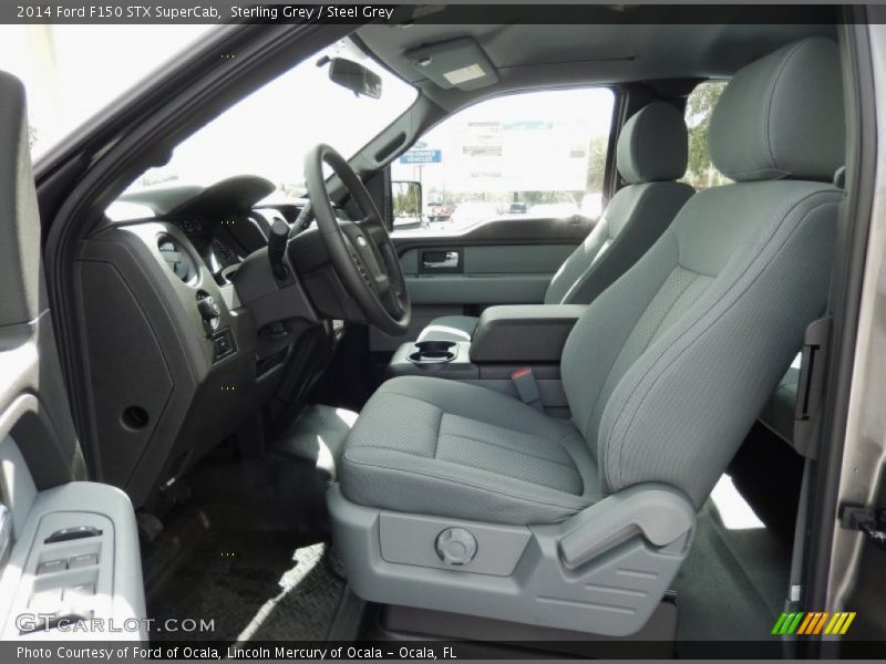 Sterling Grey / Steel Grey 2014 Ford F150 STX SuperCab