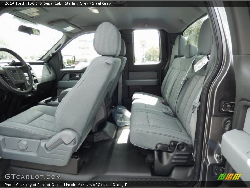 Sterling Grey / Steel Grey 2014 Ford F150 STX SuperCab