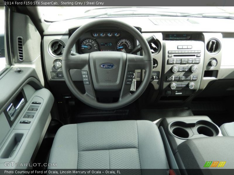 Sterling Grey / Steel Grey 2014 Ford F150 STX SuperCab