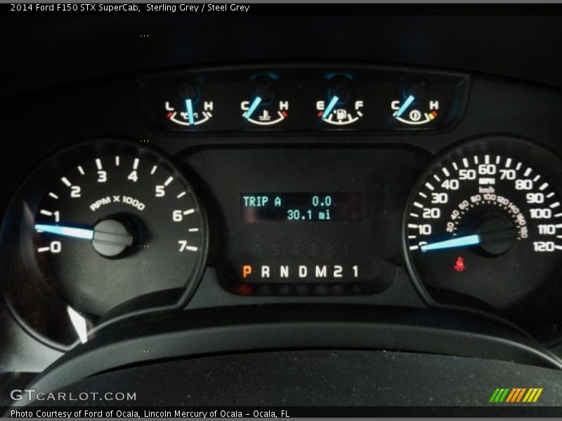 Sterling Grey / Steel Grey 2014 Ford F150 STX SuperCab