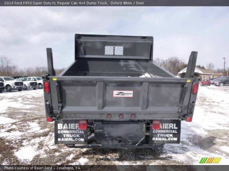 Oxford White / Steel 2014 Ford F450 Super Duty XL Regular Cab 4x4 Dump Truck