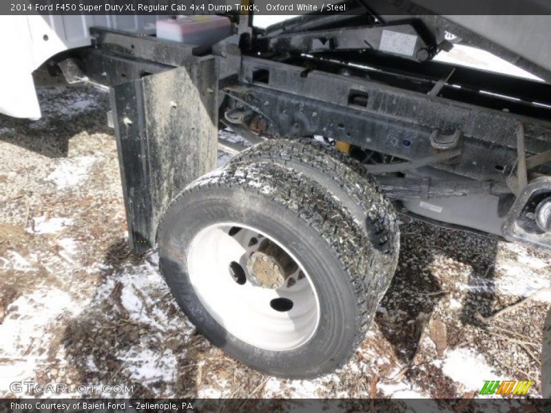 Oxford White / Steel 2014 Ford F450 Super Duty XL Regular Cab 4x4 Dump Truck
