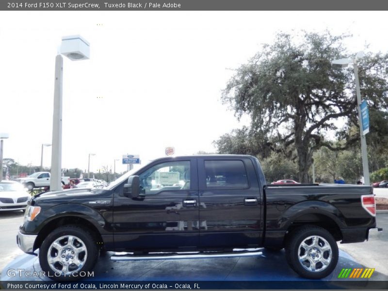 Tuxedo Black / Pale Adobe 2014 Ford F150 XLT SuperCrew