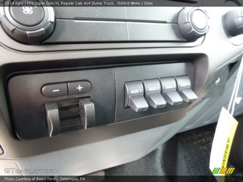 Oxford White / Steel 2014 Ford F450 Super Duty XL Regular Cab 4x4 Dump Truck