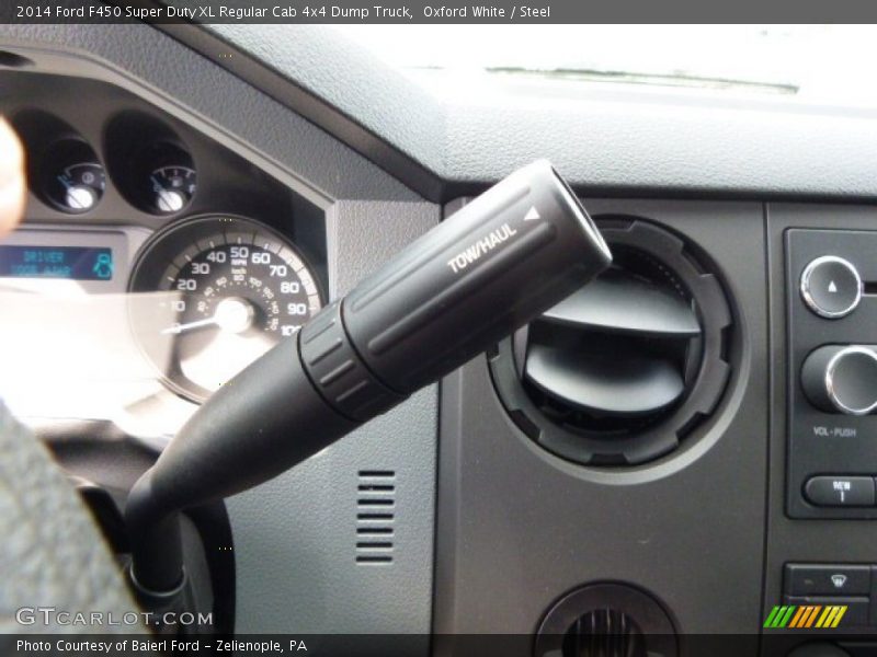 Oxford White / Steel 2014 Ford F450 Super Duty XL Regular Cab 4x4 Dump Truck