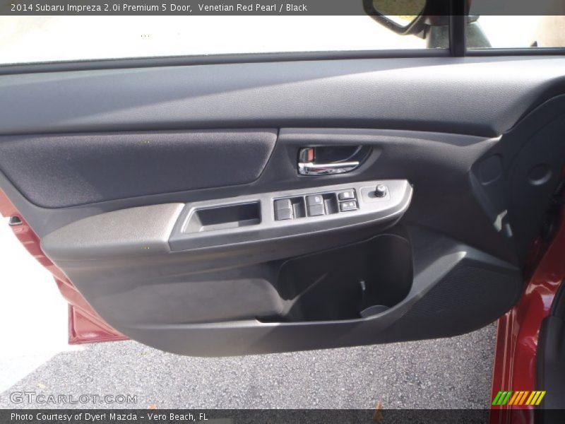 Venetian Red Pearl / Black 2014 Subaru Impreza 2.0i Premium 5 Door