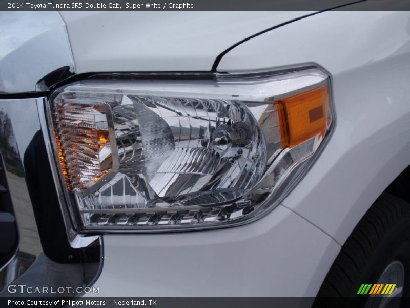 Super White / Graphite 2014 Toyota Tundra SR5 Double Cab
