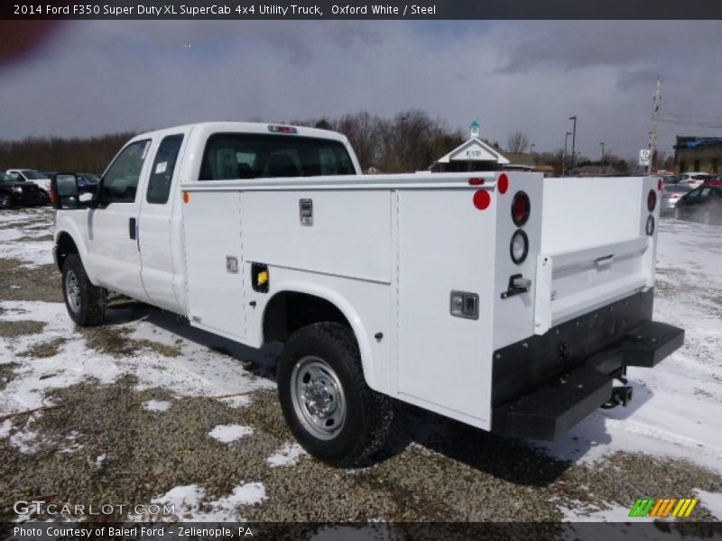 Oxford White / Steel 2014 Ford F350 Super Duty XL SuperCab 4x4 Utility Truck