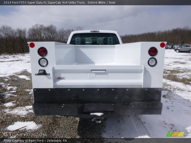 Oxford White / Steel 2014 Ford F350 Super Duty XL SuperCab 4x4 Utility Truck