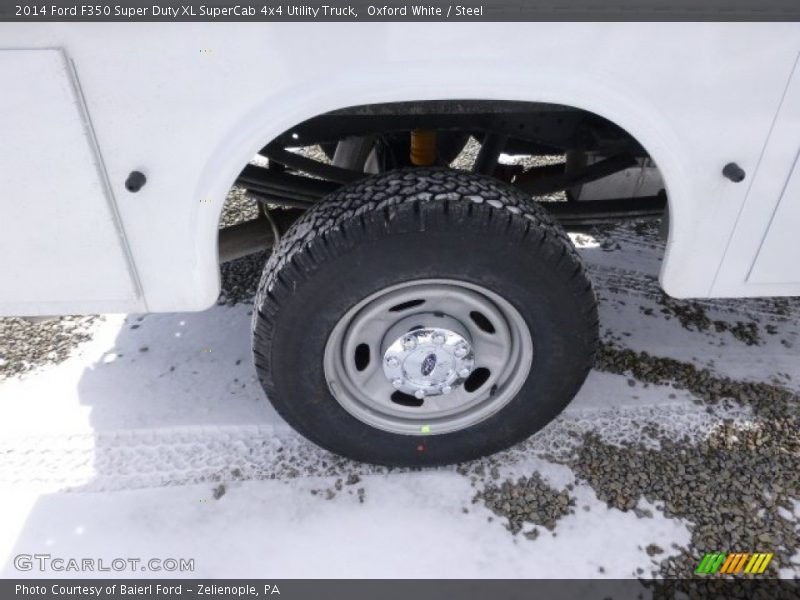 Oxford White / Steel 2014 Ford F350 Super Duty XL SuperCab 4x4 Utility Truck