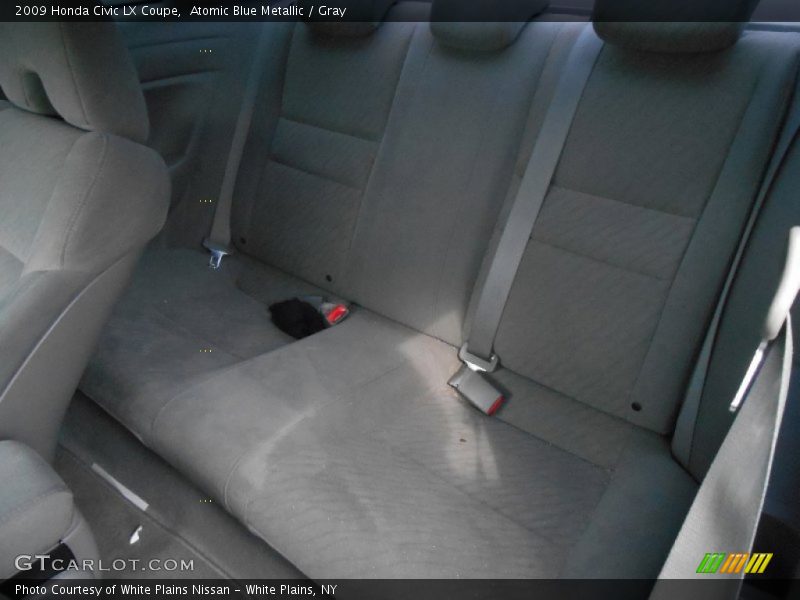Atomic Blue Metallic / Gray 2009 Honda Civic LX Coupe