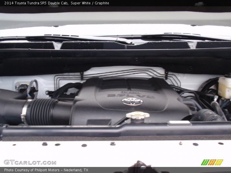 Super White / Graphite 2014 Toyota Tundra SR5 Double Cab