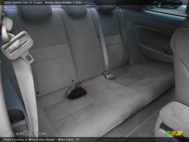 Atomic Blue Metallic / Gray 2009 Honda Civic LX Coupe