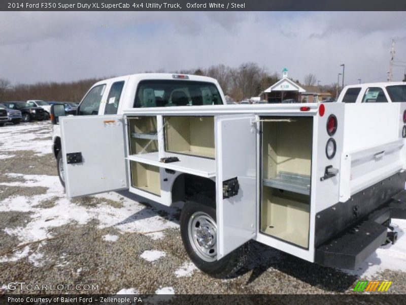 Oxford White / Steel 2014 Ford F350 Super Duty XL SuperCab 4x4 Utility Truck