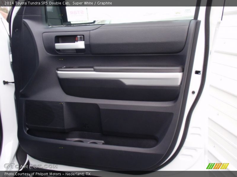 Super White / Graphite 2014 Toyota Tundra SR5 Double Cab