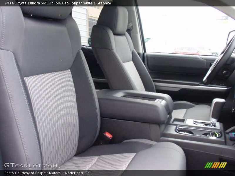 Super White / Graphite 2014 Toyota Tundra SR5 Double Cab