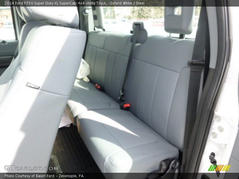 Oxford White / Steel 2014 Ford F350 Super Duty XL SuperCab 4x4 Utility Truck