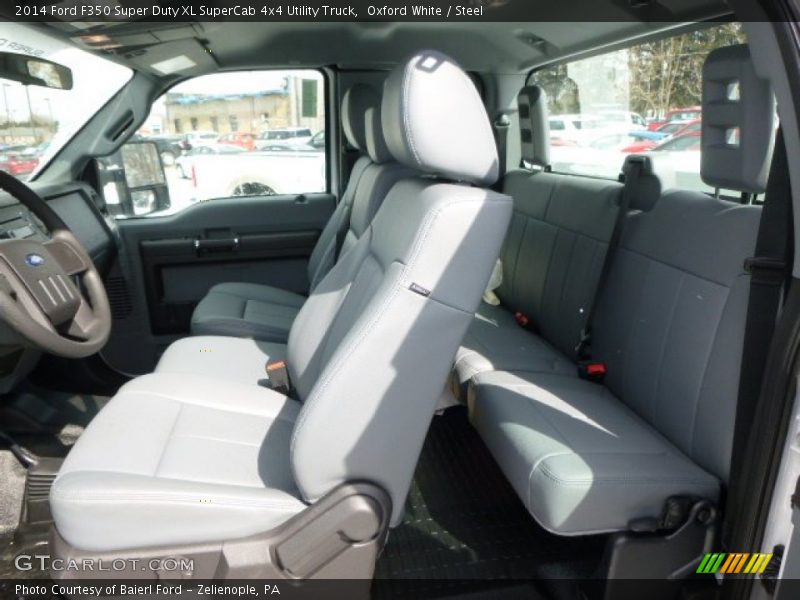 Oxford White / Steel 2014 Ford F350 Super Duty XL SuperCab 4x4 Utility Truck