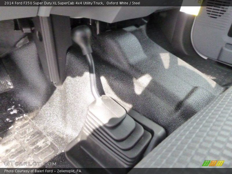 Oxford White / Steel 2014 Ford F350 Super Duty XL SuperCab 4x4 Utility Truck