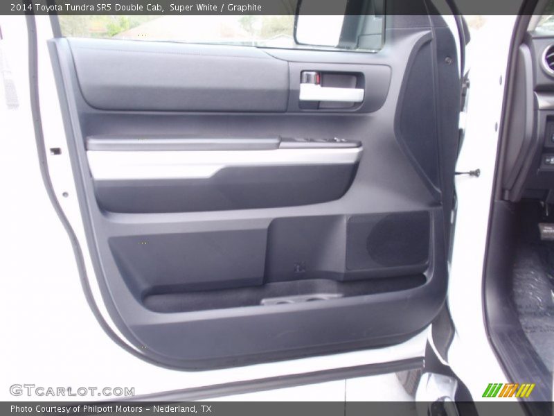 Super White / Graphite 2014 Toyota Tundra SR5 Double Cab