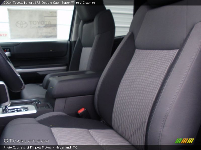 Super White / Graphite 2014 Toyota Tundra SR5 Double Cab