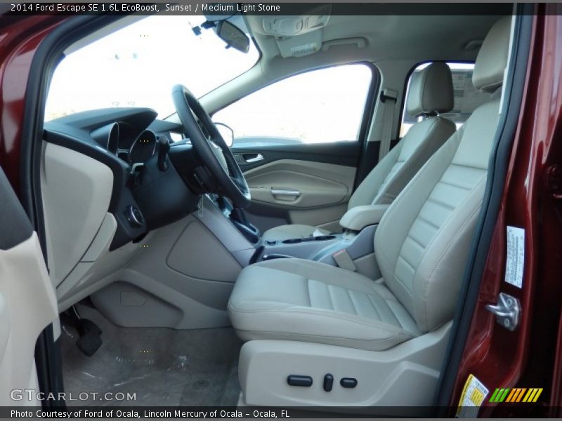 Sunset / Medium Light Stone 2014 Ford Escape SE 1.6L EcoBoost