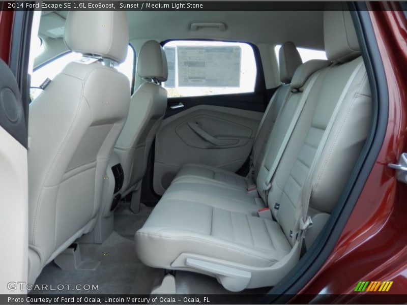 Sunset / Medium Light Stone 2014 Ford Escape SE 1.6L EcoBoost