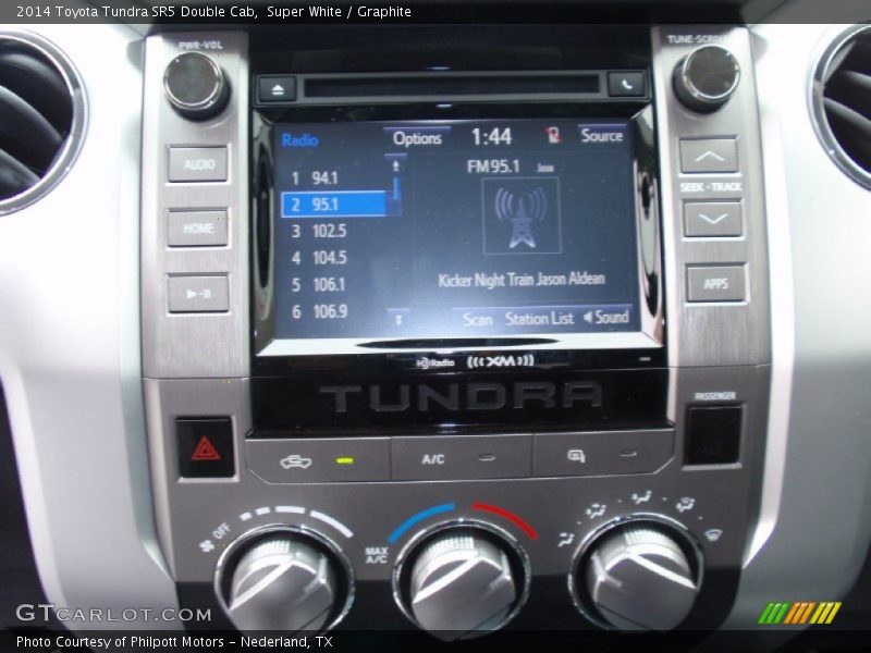 Super White / Graphite 2014 Toyota Tundra SR5 Double Cab