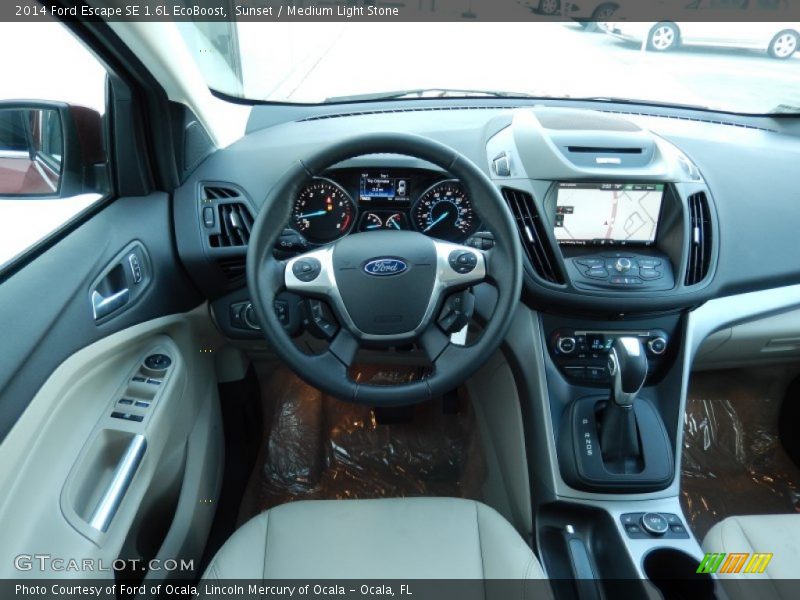 Sunset / Medium Light Stone 2014 Ford Escape SE 1.6L EcoBoost