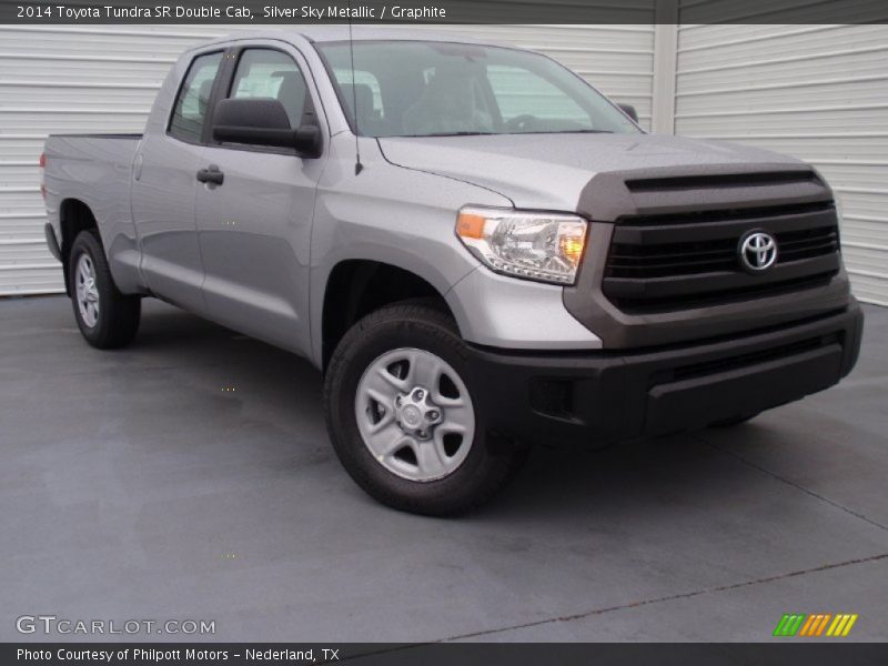 Silver Sky Metallic / Graphite 2014 Toyota Tundra SR Double Cab