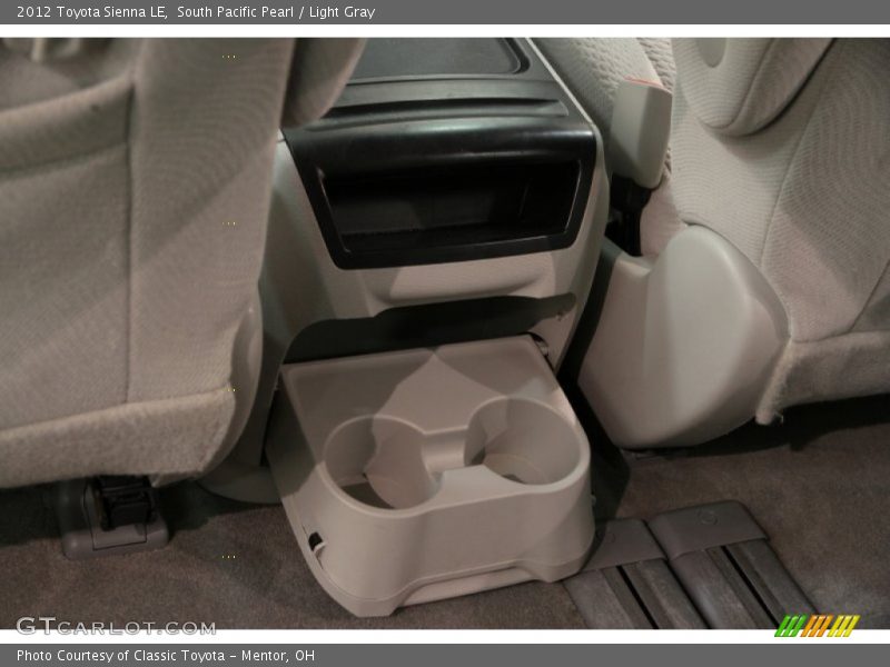 South Pacific Pearl / Light Gray 2012 Toyota Sienna LE