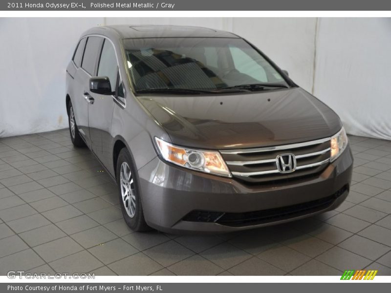 Polished Metal Metallic / Gray 2011 Honda Odyssey EX-L
