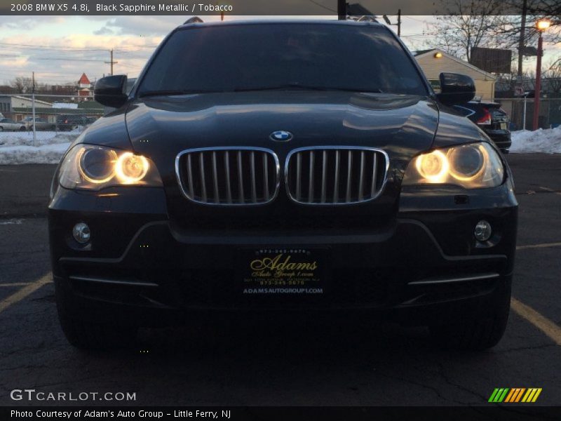 Black Sapphire Metallic / Tobacco 2008 BMW X5 4.8i