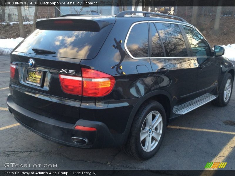 Black Sapphire Metallic / Tobacco 2008 BMW X5 4.8i