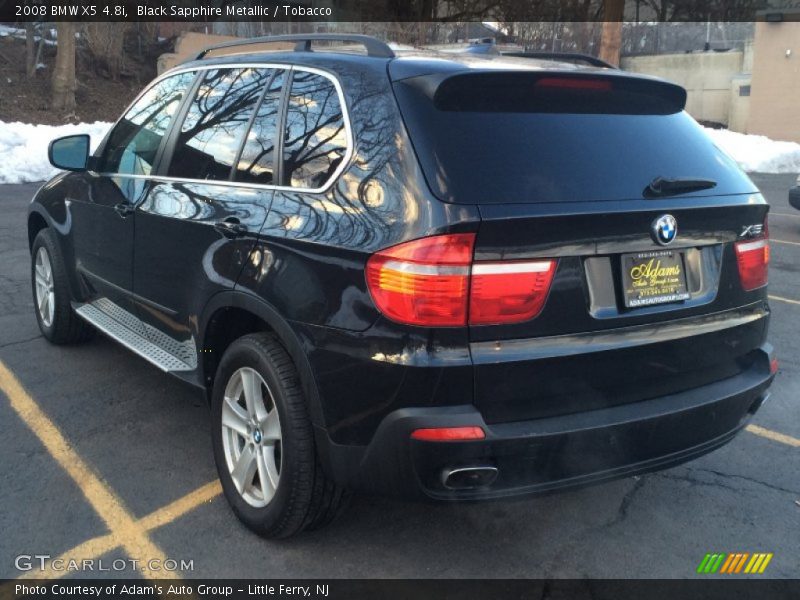 Black Sapphire Metallic / Tobacco 2008 BMW X5 4.8i