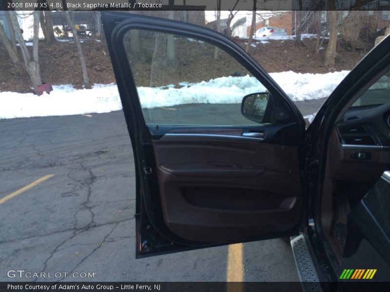 Black Sapphire Metallic / Tobacco 2008 BMW X5 4.8i