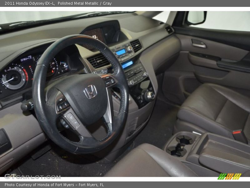 Polished Metal Metallic / Gray 2011 Honda Odyssey EX-L