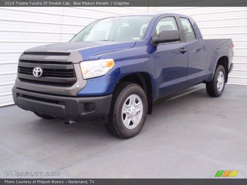 Blue Ribbon Metallic / Graphite 2014 Toyota Tundra SR Double Cab