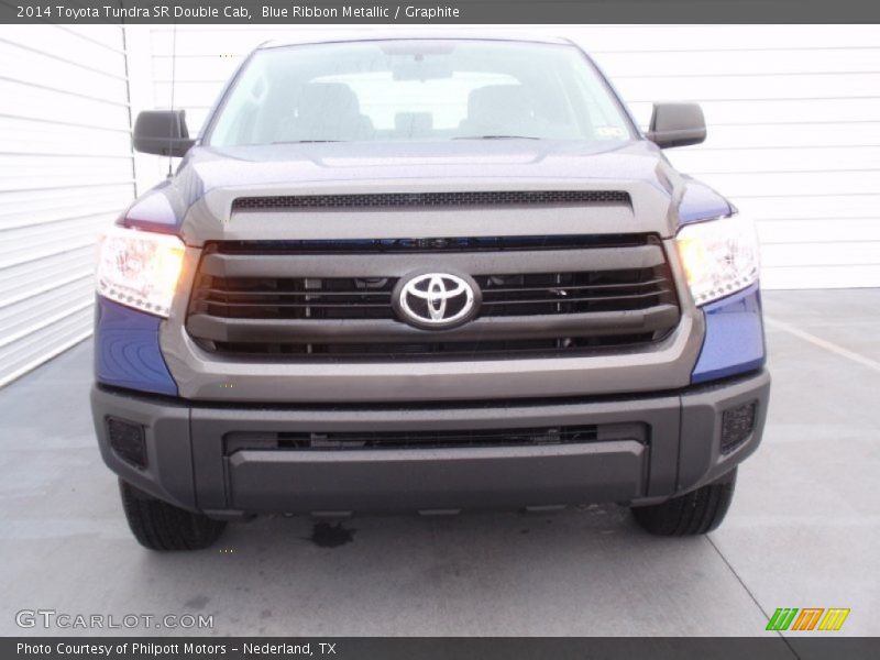 Blue Ribbon Metallic / Graphite 2014 Toyota Tundra SR Double Cab