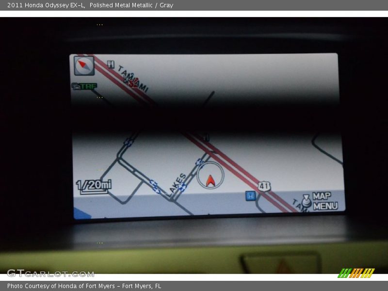 Polished Metal Metallic / Gray 2011 Honda Odyssey EX-L