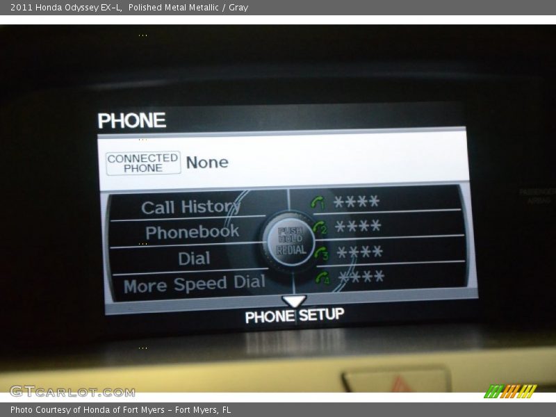 Polished Metal Metallic / Gray 2011 Honda Odyssey EX-L