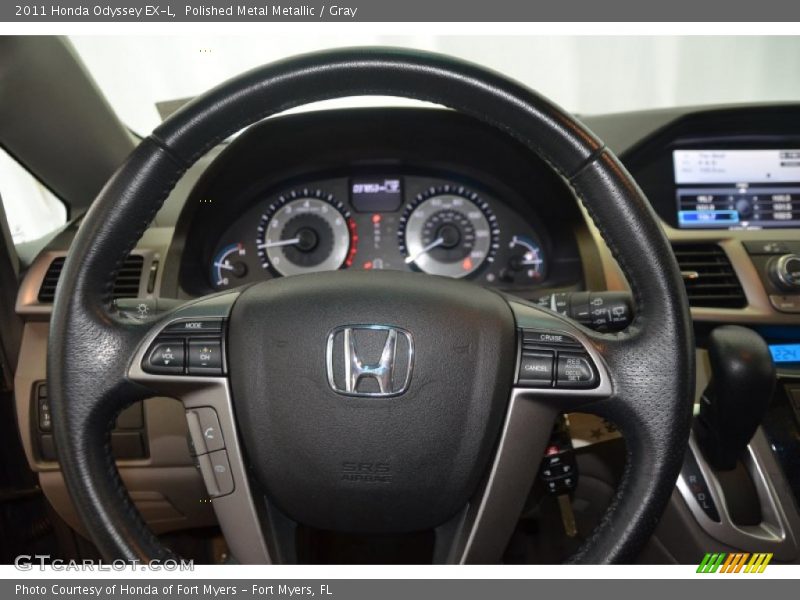 Polished Metal Metallic / Gray 2011 Honda Odyssey EX-L