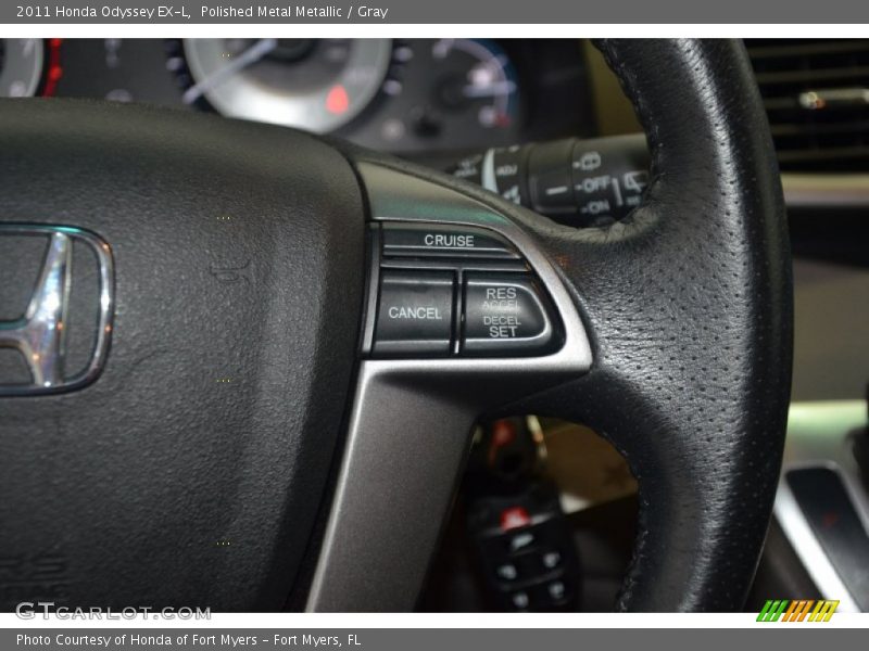 Polished Metal Metallic / Gray 2011 Honda Odyssey EX-L
