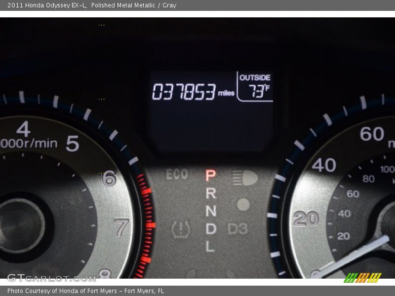 Polished Metal Metallic / Gray 2011 Honda Odyssey EX-L