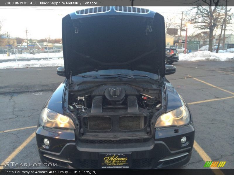 Black Sapphire Metallic / Tobacco 2008 BMW X5 4.8i