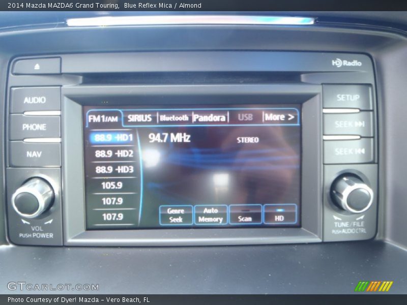 Blue Reflex Mica / Almond 2014 Mazda MAZDA6 Grand Touring