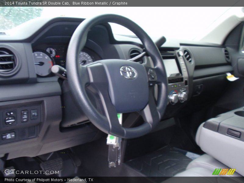 Blue Ribbon Metallic / Graphite 2014 Toyota Tundra SR Double Cab
